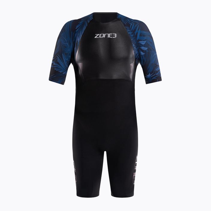 Costume da bagno ZONE3 triathlon uomo SS21MWTC nero/blu