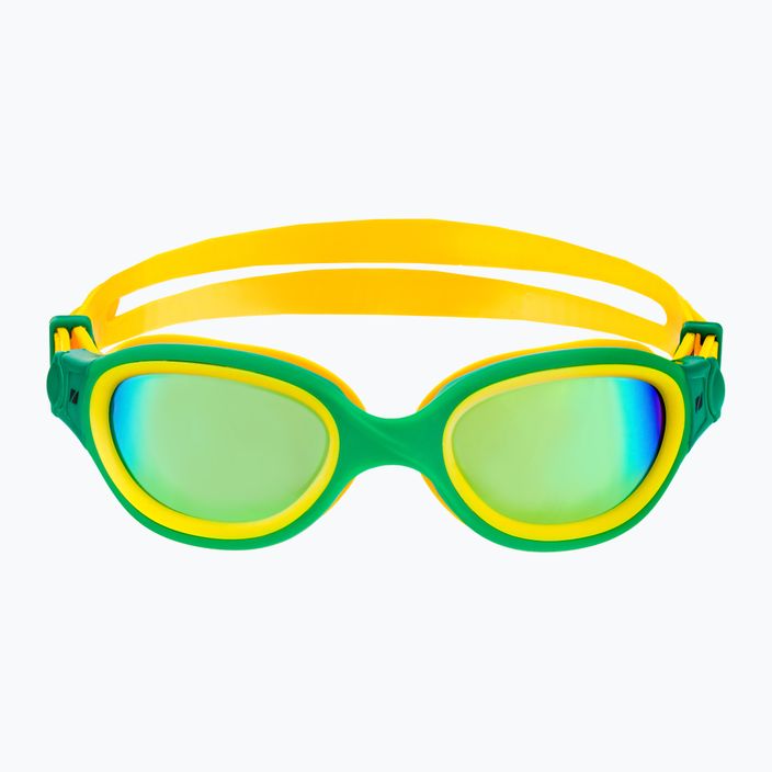 ZONE3 Venator-X Occhialini da nuoto verde/giallo 2
