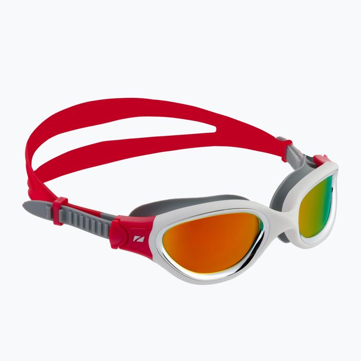 Occhiali da nuoto ZONE3 Venator-X argento/bianco/rosso