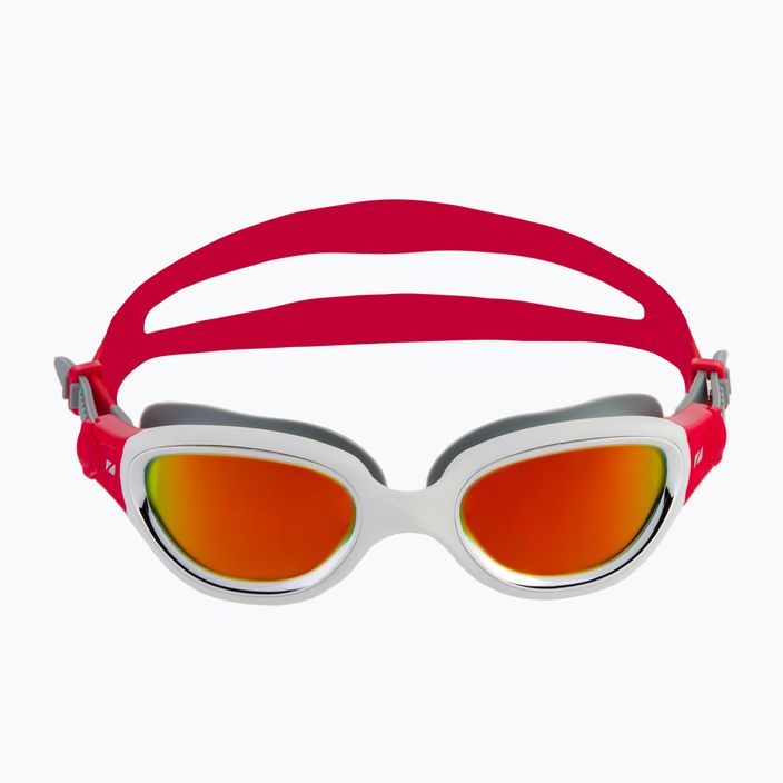 Occhiali da nuoto ZONE3 Venator-X argento/bianco/rosso 2