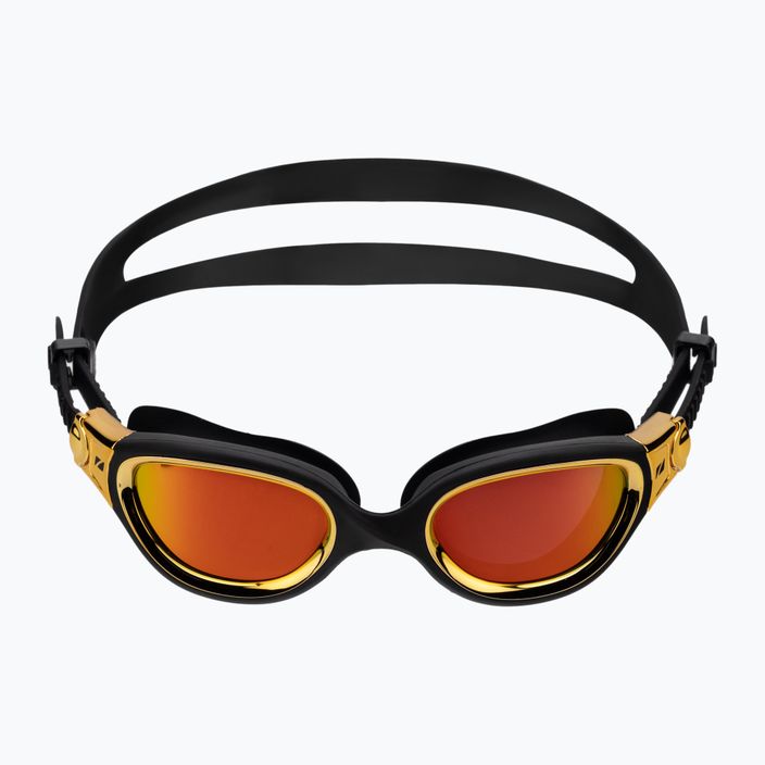 ZONE3 Venator-X Occhiali da nuoto nero/oro metallico 2