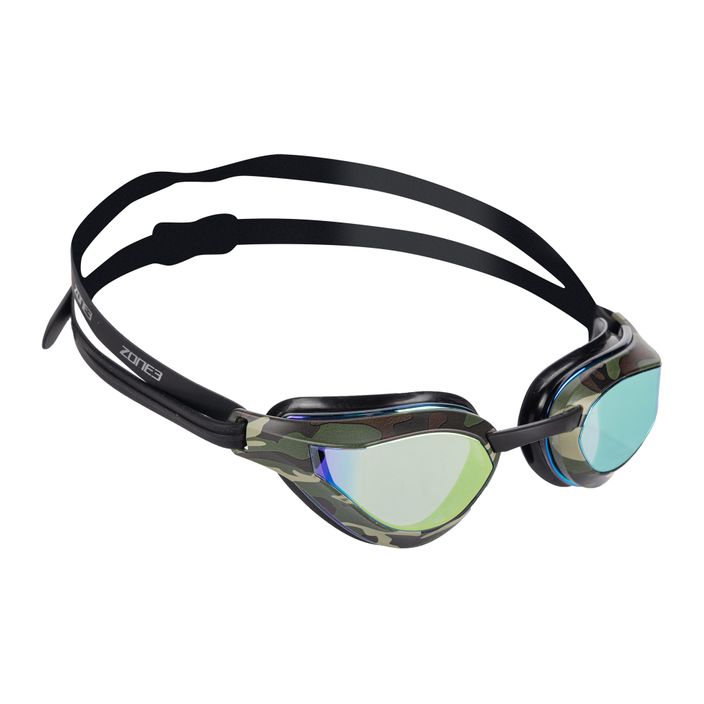 Occhiali da nuoto ZONE3 Viper-Speed nero/verde/camoscio 2