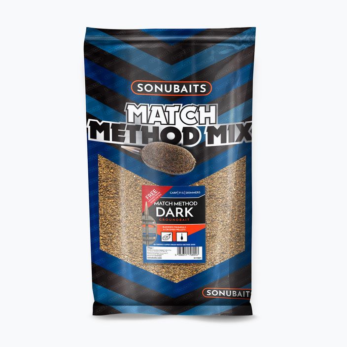 Sonubaits Match Method Mix Esca di terra nera scura