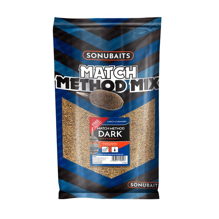 Sonubaits Match Method Mix Esca di terra nera scura 2