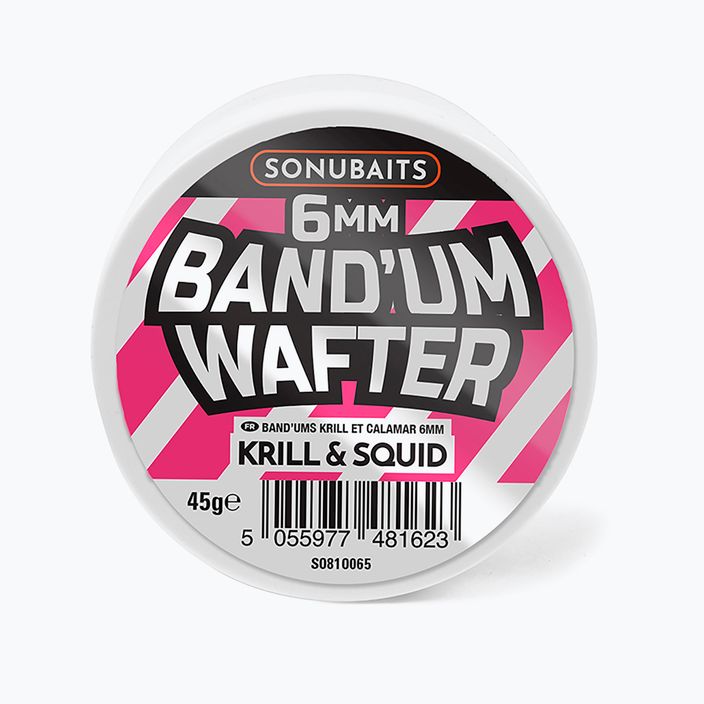 Sonubaits Band'um Wafters, esca a gancio - Krill e calamari rosa/bianco