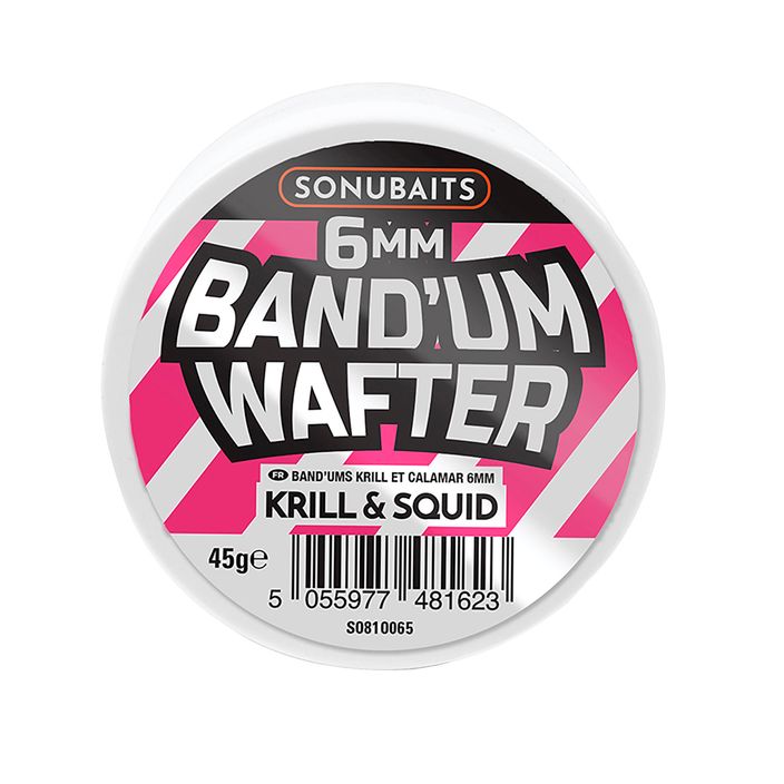 Sonubaits Band'um Wafters, esca a gancio - Krill e calamari rosa/bianco 2