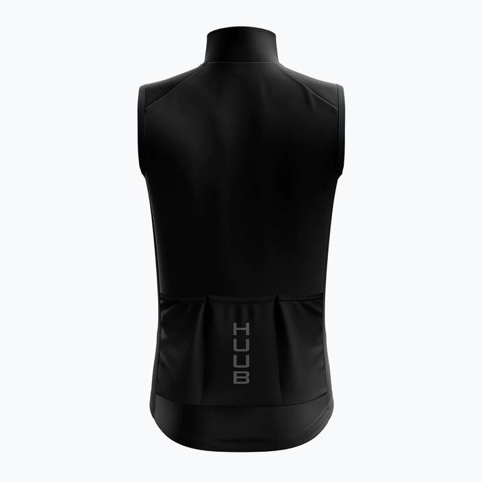 HUUB Gilet da bici da uomo Eternal nero/rosso 2