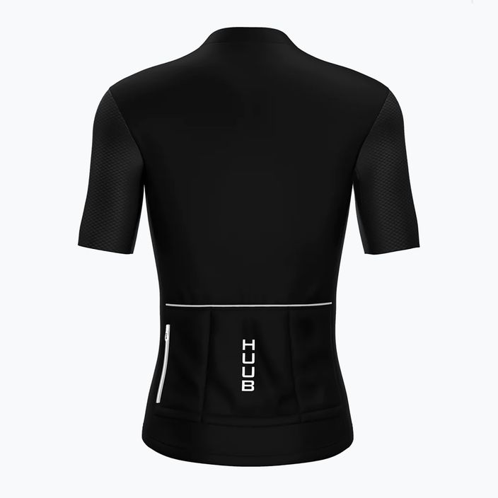 Maglia da ciclismo Huub Eternal nera/rossa da uomo 2