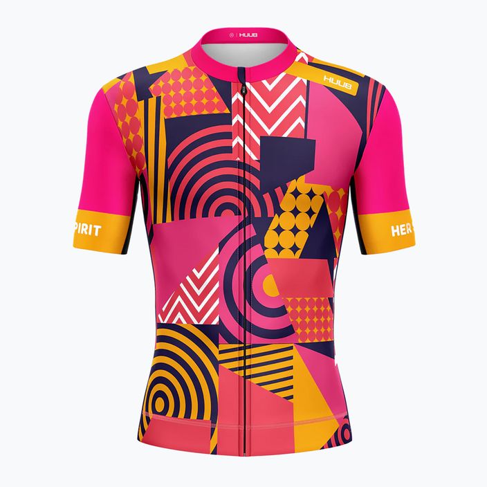 Maglia ciclismo donna HUUB Her Spirit patchwork