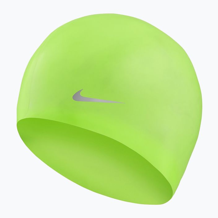 Cuffia da nuoto Nike Solid Silicone per bambini, grigio