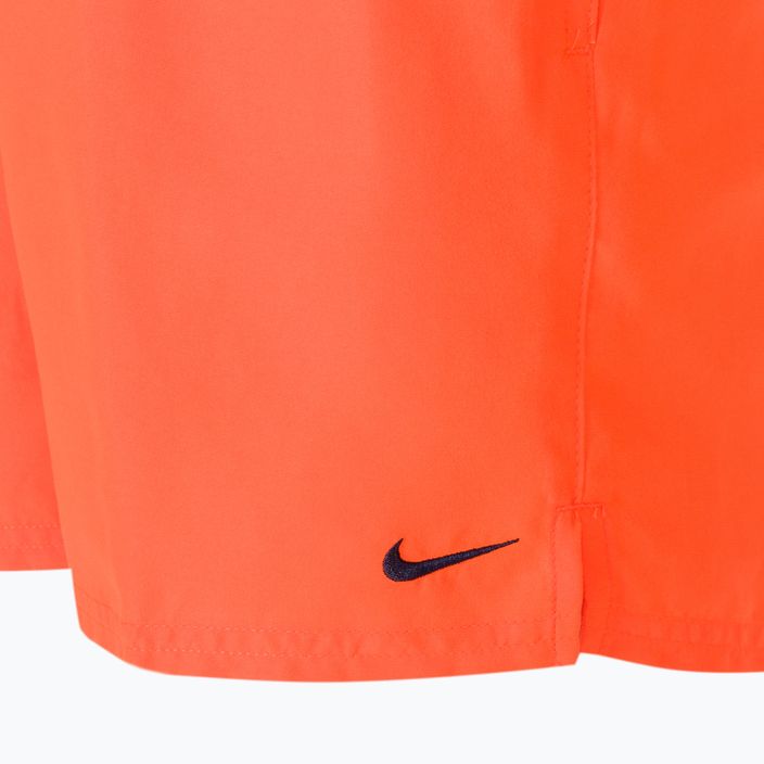 Pantaloncini da bagno Nike Essential 5" Volley arancione totale da uomo 3