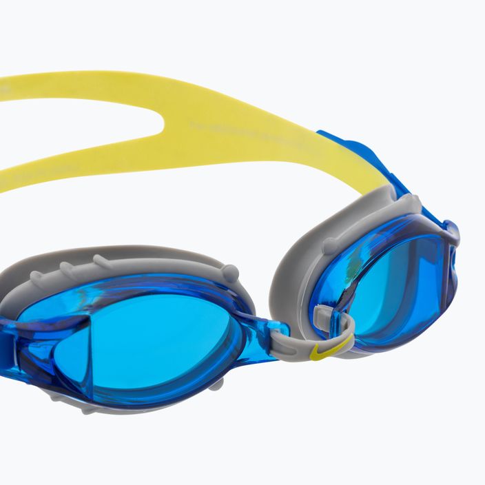Occhialini da nuoto per bambini Nike Chrome Junior blu 4