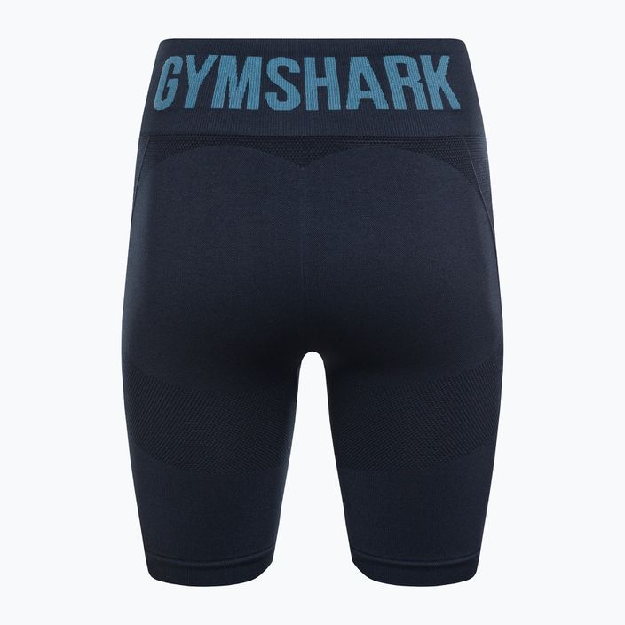Pantaloncini da allenamento da donna Gymshark Flex Cycling blu navy 7