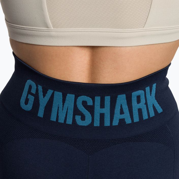 Pantaloncini da allenamento da donna Gymshark Flex Cycling blu navy 5