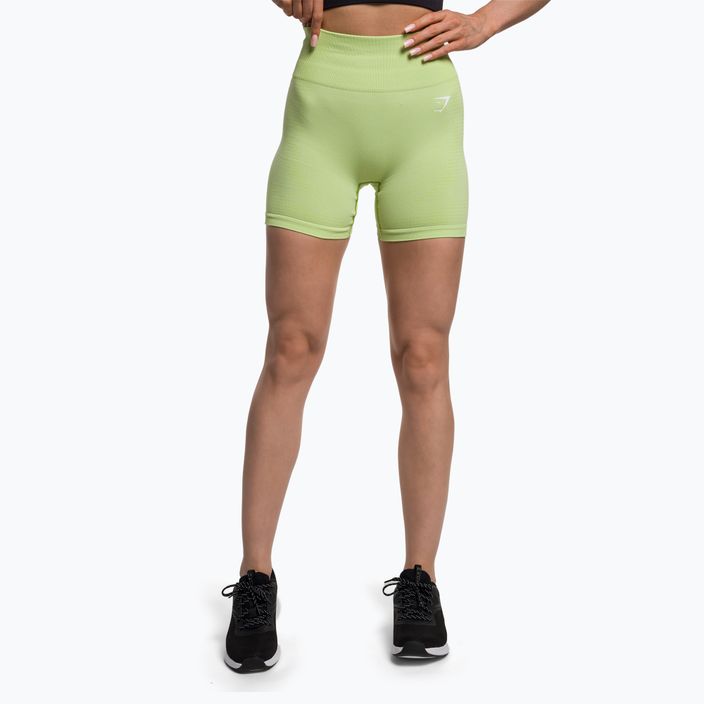 Pantaloncini da allenamento Gymshark Vital Seamless da donna giallo neon