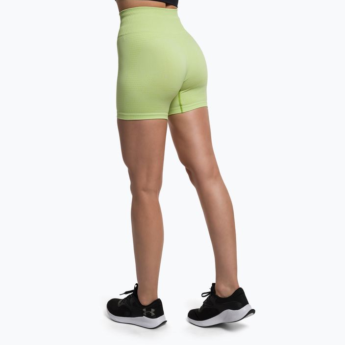 Pantaloncini da allenamento Gymshark Vital Seamless da donna giallo neon 3