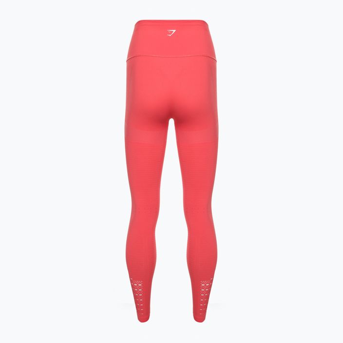 Leggings da allenamento da donna Gymshark Energy Seamless polka rosa/bianco 6