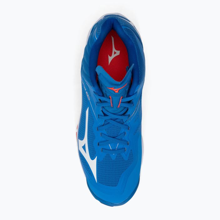 Mizuno Wave Lightning Z6 Mid scarpe da pallavolo blu V1GA200524 6