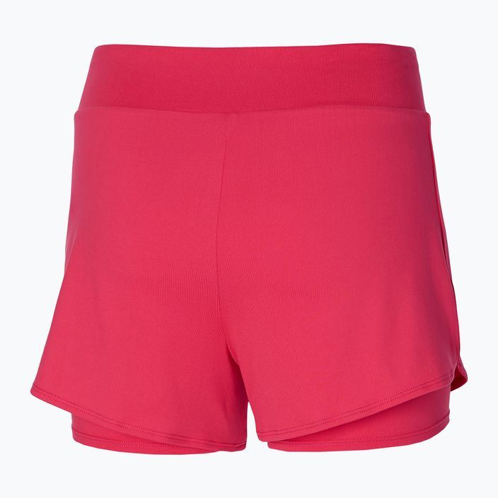 Pantaloncini da tennis da donna Mizuno Flex rosso 62GB121564 2