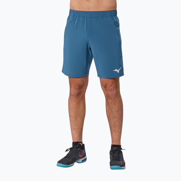 Pantaloncini da tennis da uomo Mizuno 8 In Flex blu 62GB260117 3
