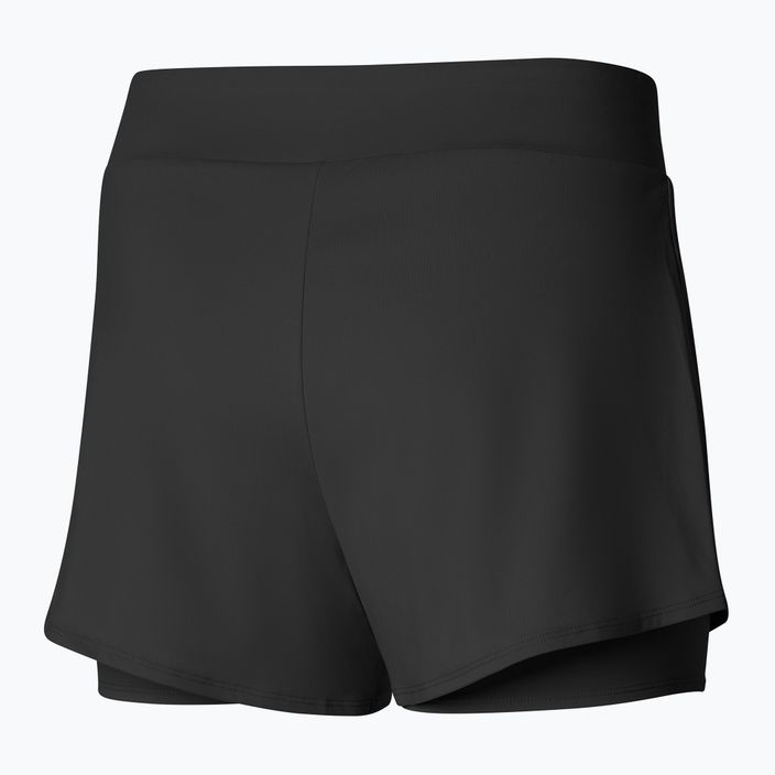 Pantaloncini da tennis da donna Mizuno Flex Short nero 2