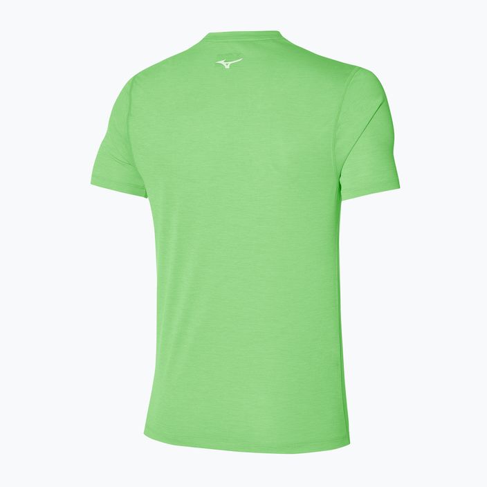 Maglietta Mizuno Impulse Core da uomo verde chiaro 2