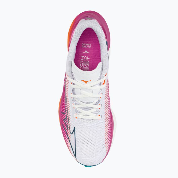 Mizuno Wave Rebellion Pro scarpe da corsa bianche e rosa J1GD231721 9