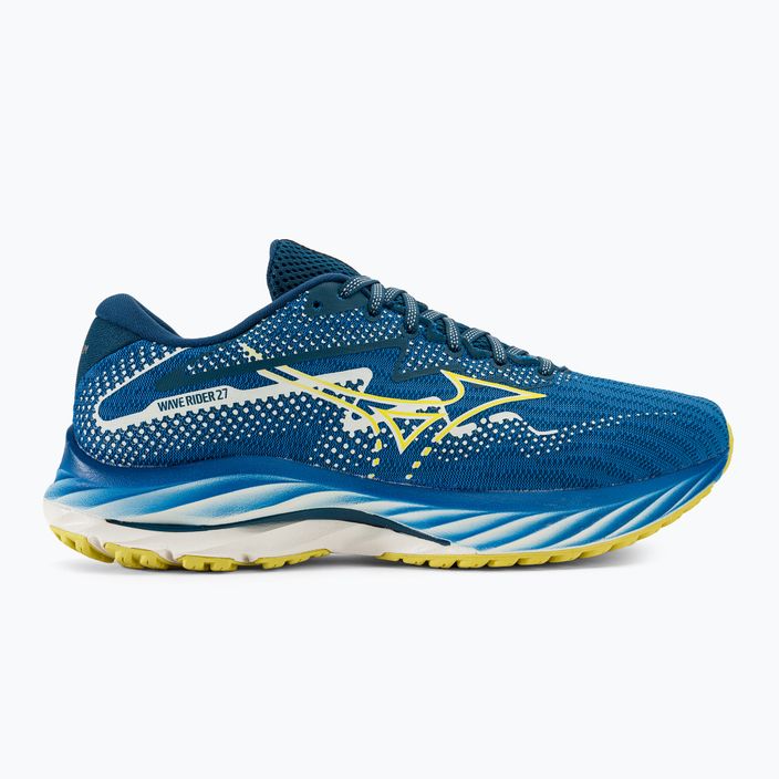 Scarpe da corsa da uomo Mizuno Wave Rider 27 blu/zinnia/poseidon 2