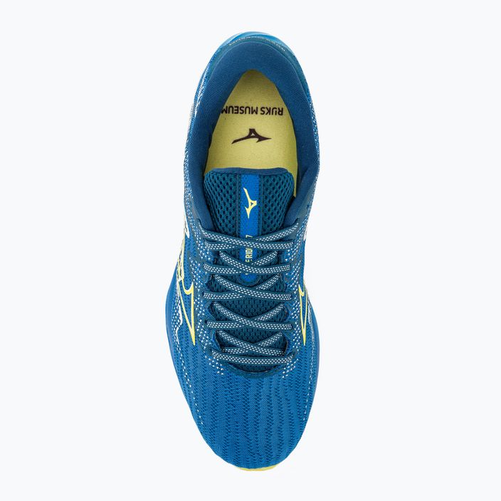 Scarpe da corsa da uomo Mizuno Wave Rider 27 blu/zinnia/poseidon 5