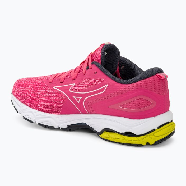 Scarpe da corsa da donna Mizuno Wave Prodigy 5 rosa vivo/bianco neve/primavera 3