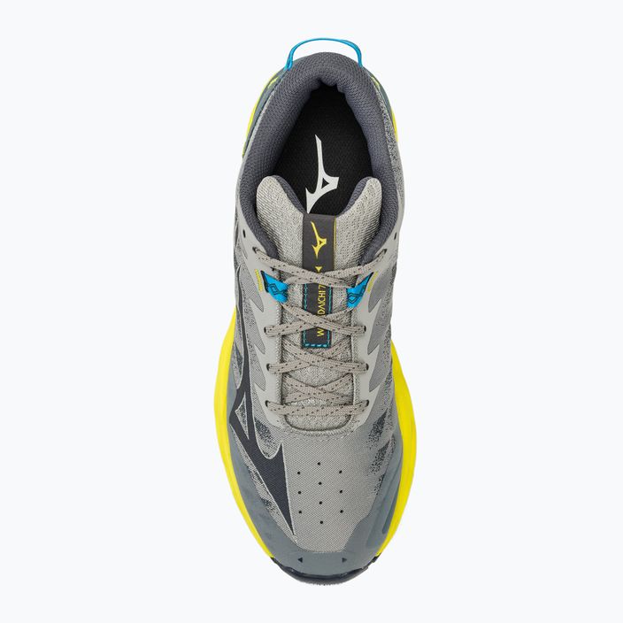 Scarpe da corsa da uomo Mizuno Wave Daichi 7 cgray/oblue/bol2 (neon) 5