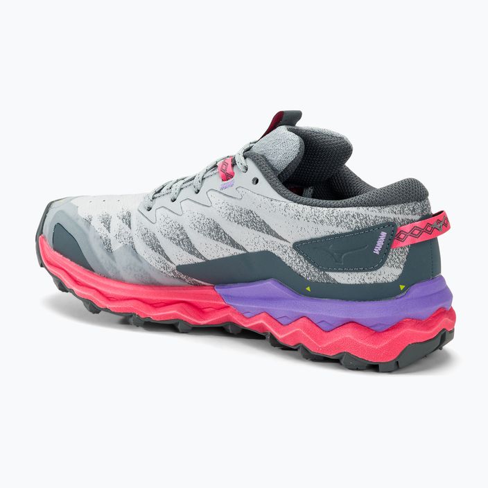 Scarpe da corsa da donna Mizuno Wave Daichi 7 pblue/h-vis pink/ppunch 3