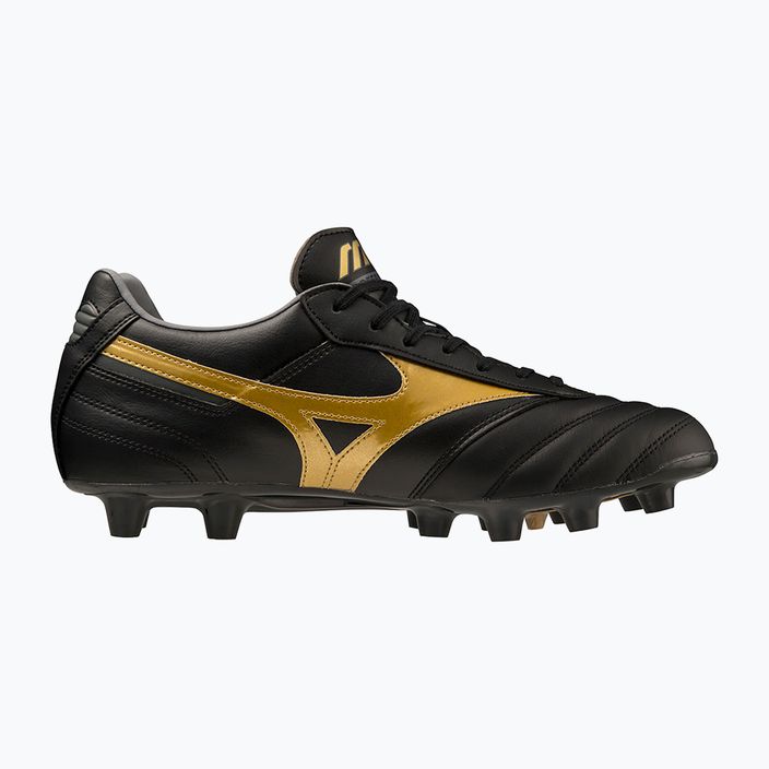 Mizuno Morelia II PRO MD scarpe da calcio da uomo nero/oro/ombra scura 9