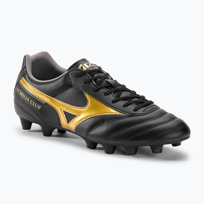 Mizuno Morelia II Club MD scarpe da calcio da uomo nero/oro/ombra scura