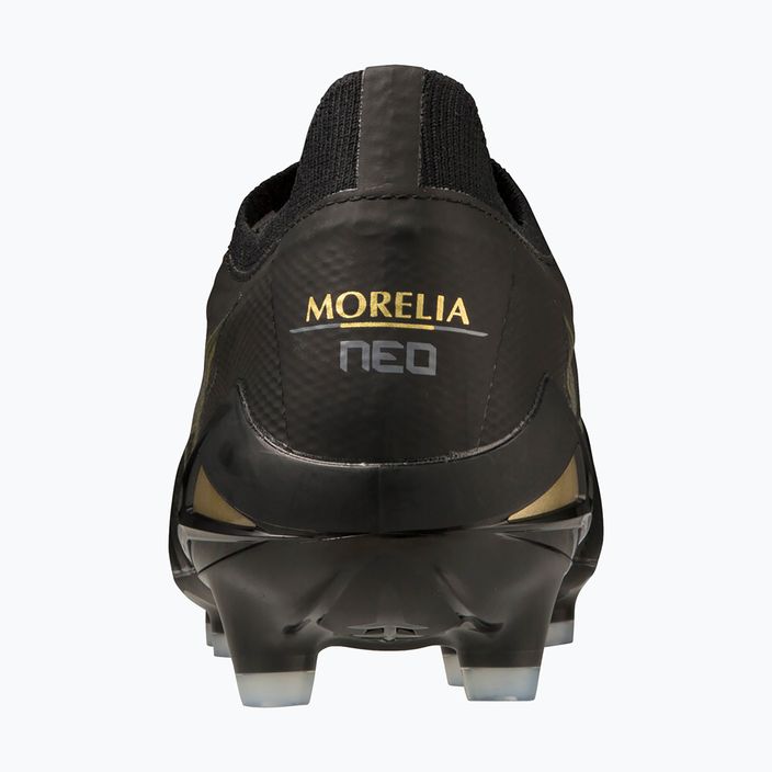 Scarpe da calcio Mizuno Morelia Neo IV Beta Elite MD uomo nero/oro/nero 8