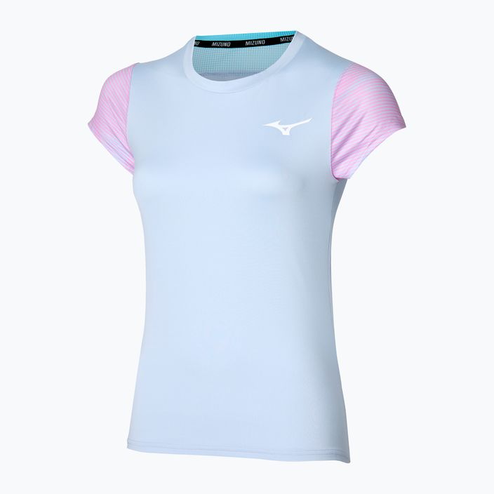 Maglietta da tennis da donna Mizuno Charge Printed Tee blu alogeno 3