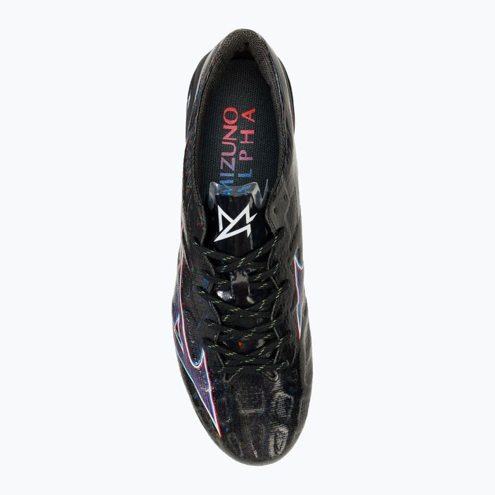 Scarpe da calcio da uomo Mizuno Αlpha Elite Md nero/rosso fuoco/801 c 5