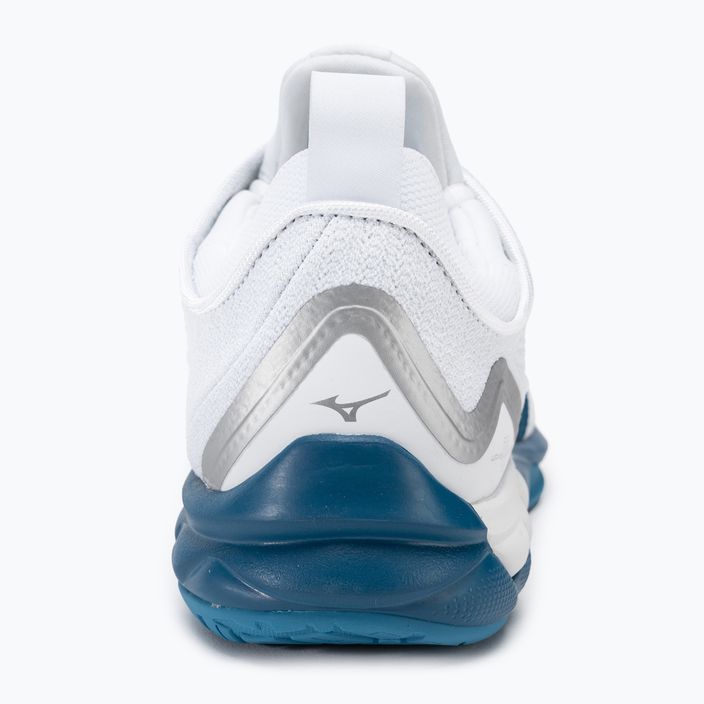 Scarpe da pallavolo da uomo Mizuno Wave Luminous 2 bianco/blu marina/argento 6