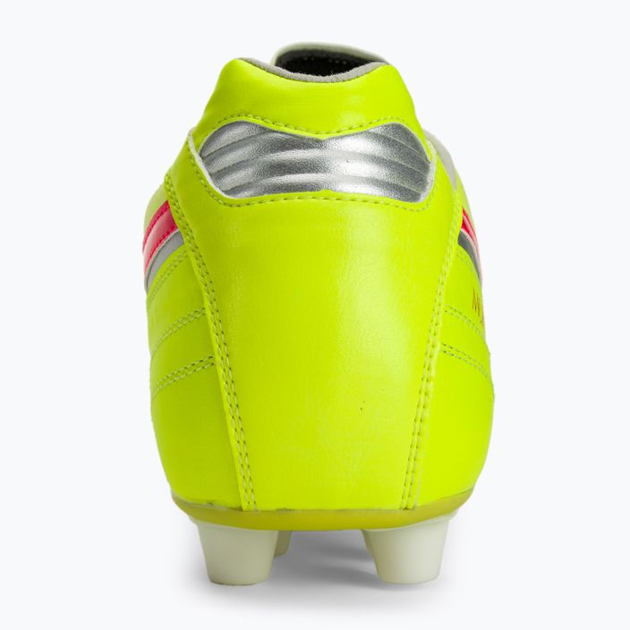 Mizuno Morelia II Elite MD scarpe da calcio giallo sicurezza/fuoco corallo 2/galaxy argento uomo 7