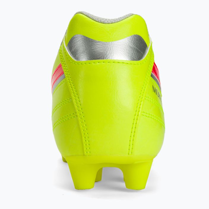Mizuno Morelia II Club MD scarpe da calcio giallo sicurezza/fiery coral 2/galaxy silver uomo 8