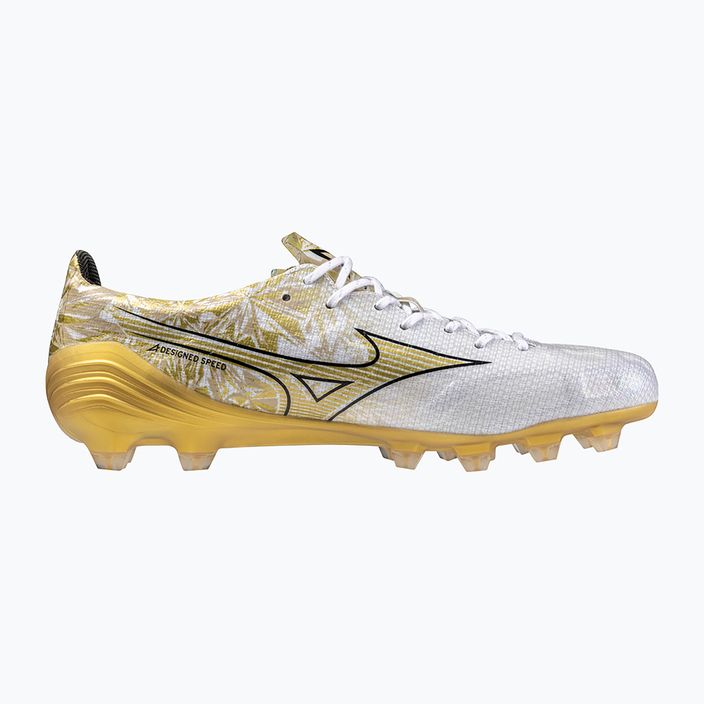 Scarpe da calcio da uomo Mizuno Αlpha Japan Md bianco/oro/nero 9