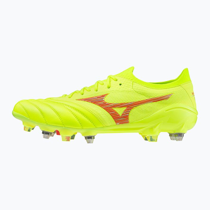Mizuno Morelia Neo IV Β Japan Mix scarpe da calcio giallo sicurezza/flery coral 2/giallo sicurezza uomo 2