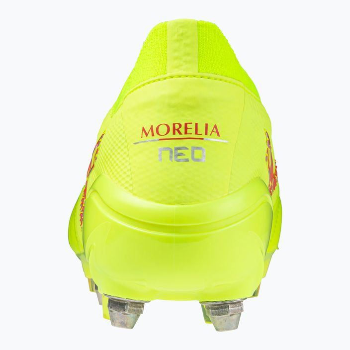 Mizuno Morelia Neo IV Β Japan Mix scarpe da calcio giallo sicurezza/flery coral 2/giallo sicurezza uomo 3