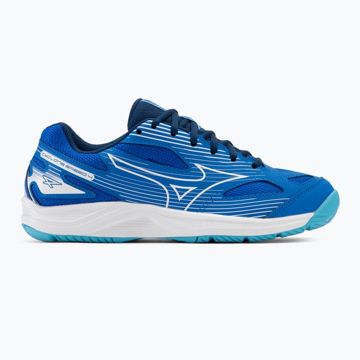 Mizuno Cyclone Speed 4 scarpe da pallavolo blu mugen/bianco/blu estense 2