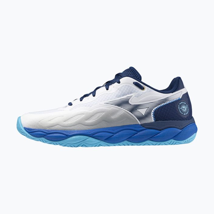 Scarpe da tennis Mizuno Wave Enforce Court AC bianco/blu scuro/blu fiume