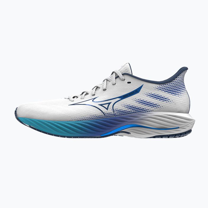 Scarpe da corsa da uomo Mizuno Wave Rider 28 bianco/blu estense/blu marino 8