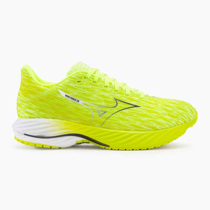 Scarpe da corsa da uomo Mizuno Wave Rider 28 mizuno neo lime/nero/acid lime 2