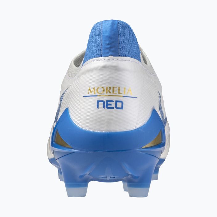 Scarpe da calcio Mizuno Morelia Neo IV β Elite FG uomo blu laser/bianco 3