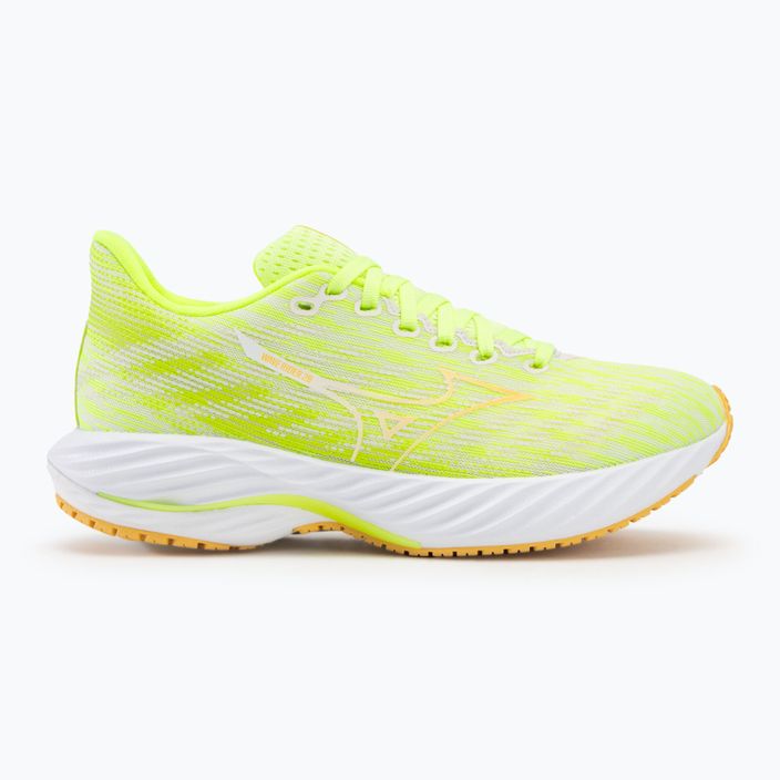 Scarpe da corsa da donna Mizuno Wave Rider 28 mizuno neo lime/flax/mizuno snow white 2