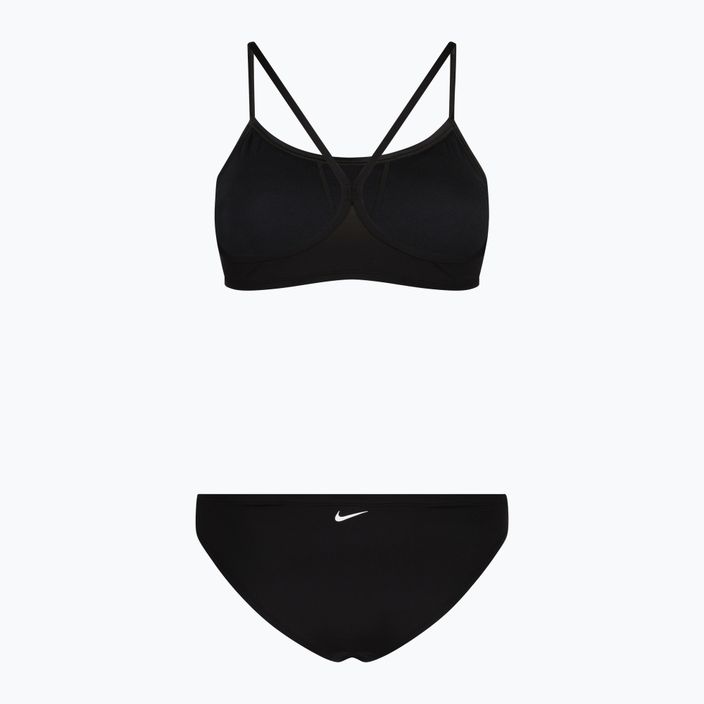 Costume da bagno a due pezzi da donna Nike Essential Sports Bikini nero 2